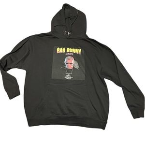 Printed Bad Bunny Hoodie